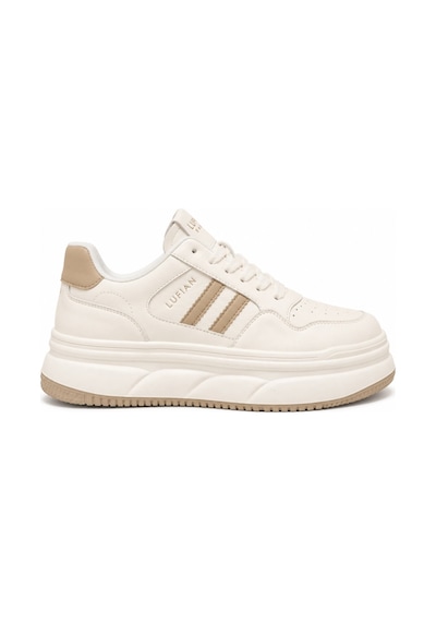 Lufian 121230065 Elora Yüksek Taban Ultra Hafif Unisex Sneaker Ayakkabı Bej