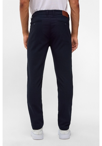 Süvari Lacivert Slim Desenli Pantolon
