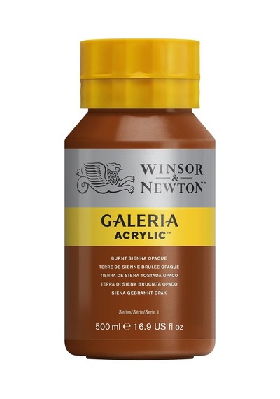 Winsor & Newton Galeria Akrilik Boya 500Ml - Burnt Sienna Opaque