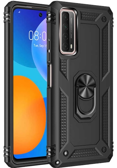 Huawei P Smart 2021 Kılıf Zore Vega Kapak-Siyah