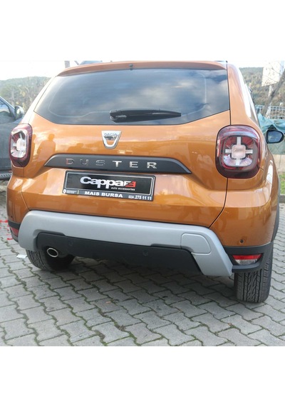 Cappafe Dacia Duster Arka Koruma Difüzör Büyük Md. Mat Gri 2018-