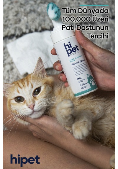 HiPet Kedi Pati Temizleme Köpüğü 150 ML