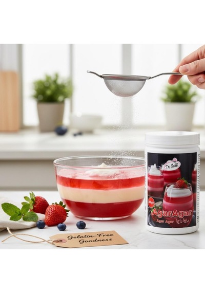Agar Agar 200 Gr Bitkisel Jel Kıvam Verici 900 Bloom