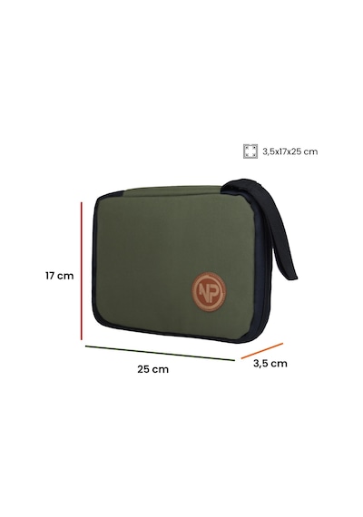 Npo Array Kablo Makyaj ve Aksesuar Organizer Çantası Yeşil