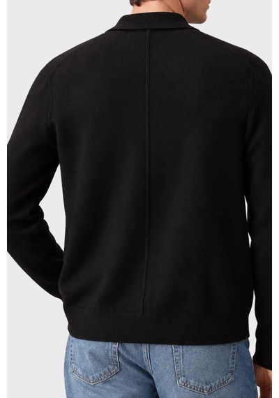 Calvin Klein Regular Fit Kalasik Yaka Düğmeli Triko Kazak Lv04lh318gub1 Erkek Kazak Lv04lh318g Ub1 Siyah