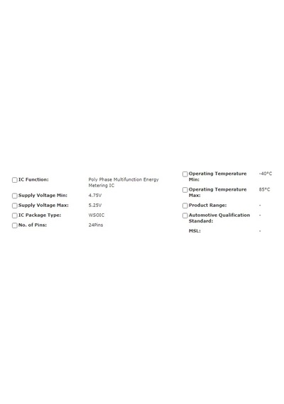Energy Metering, Ic Ade7758Arwz