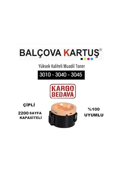 Xerox -3010 -3040 - Yazıcı Için Uyumlu Toner 106R02182