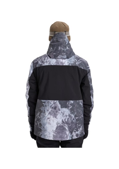 Quıksılver Quiksilver Sycamore Printed Jk Erkek Snowboard Ceketi 6455 Çok Renkli