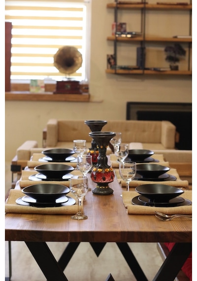 Ntconcept Masif Ağaç Kitaplık-Vitrin (355350983)
