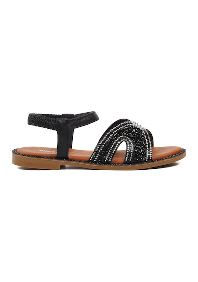 Siyah Kadın Düz Sandalet 286069 Z Siyah