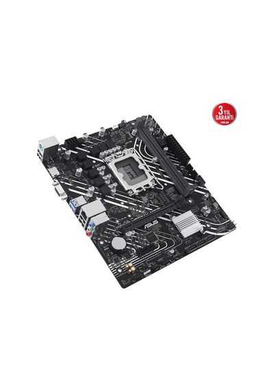 Asus Prıme H610m-k Argb Ddr5 5600mhz M.2 Hdmı Vga Matx 1700p