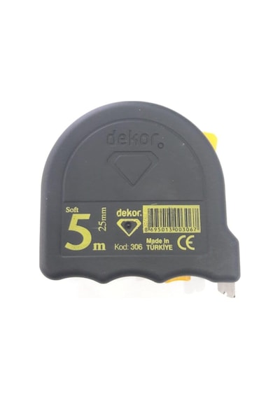 Dekor 306 Hassan Dh306 Şerit Metre 5 M x 25 Mm Soft Touch 12 Adet