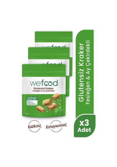 Fesleğenli Kraker 40 Gr 3'lü
