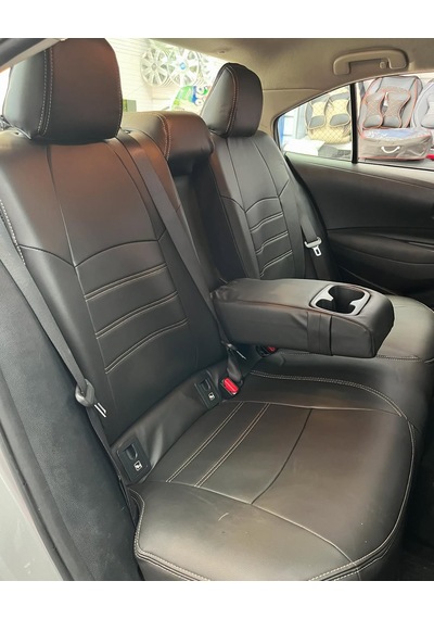 Toyota Corolla Uyumlu Araca Özel Deri Oto Koltuk Kılıfı 158357