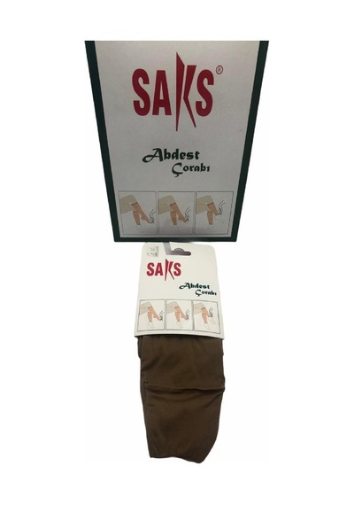 SAKS Abdest Dizaltı Kadın Çorabı K.Ten-K.Ten Koyu Ten