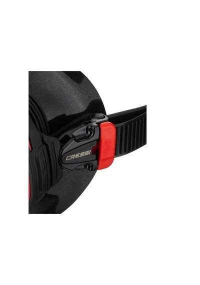 Cressi Prisma Maske Black/red Black-Red