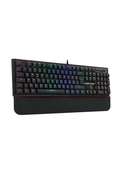 Rampage Hydra R6 Plus Usb Kablolu Full RGB Audio Portlu Mekanik Gaming Q Klavye