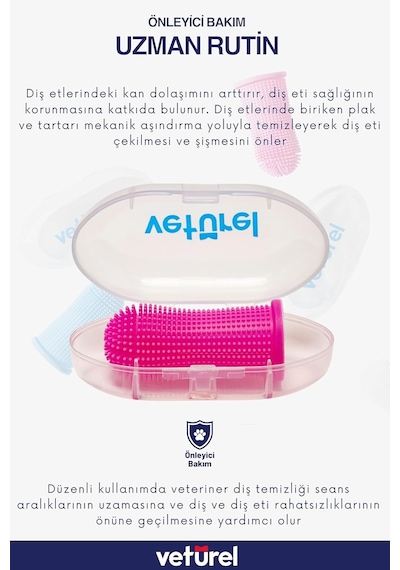 Kedi Akne Bakım Set Çene Aknesi Çene Yarası Siyah Nokta Silikon Yumuşak 360 Bpa'sız Parmak Fırç