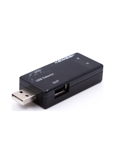 USB Akım Gerilim Test Cihazı Volt Amper Ölçer Çift USB Çıkışlı