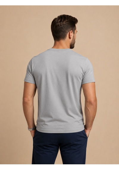 Vıgoss Actıon Baskılı Erkek T-shırt 62486-03587 Gri