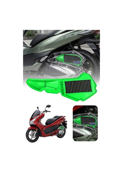 Honda Pcx Uyumlu Yeşil Temizlenebilir Performans Hava Filtresi 2021-2026