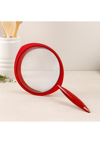 22 Cm Paslanmaz Çelik & Plastik Süzgeç Çok Renkli
