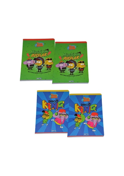 Temel Kral Şakir 4 Parça A5 Defter Seti