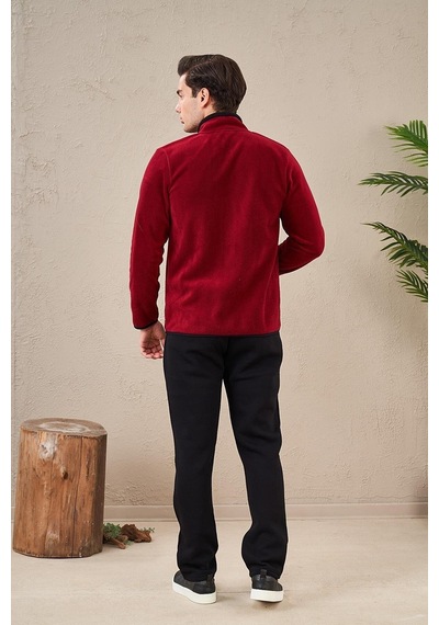 Pjs 23714 Erkek Fermuarlı Polar Eşofman Takım 001