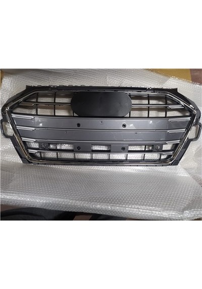 Ön Panjur Krom Çerçeve Krom Çizgili Parlak Gri Sensörlü Audi A4 2018 Ve Sonrası - 8w0853651df Rn4