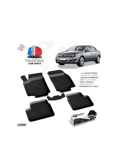 Opel Astra H Sd 4d Havuzlu Paspas 2004-2009 A+kalite