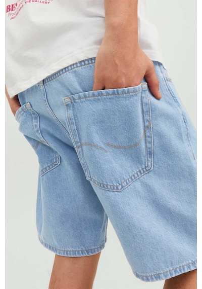 Jack & Jones Erkek Relaxed Fit Düz Denim Kot Şort - 12223606 001