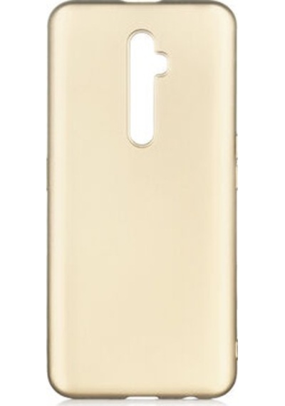 Oppo Reno 2z Kılıf Esnek Yapılı İnce Slim Silikon Kapak Ryc/premier Gold