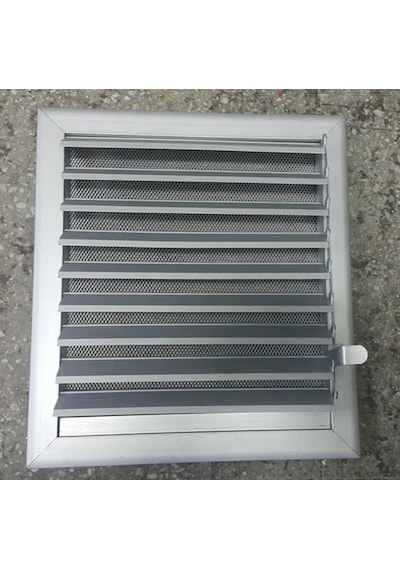 Banyo Wc Alüminyum Havalandırma Menfezi - Boşluğa Geçme Krom