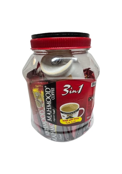 Mahmood Coffee 3'ü 1 Arada Hazır Kahve 36'lı + Fincan
