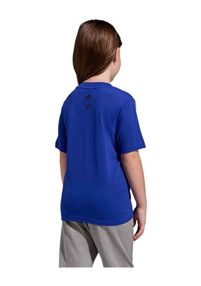 Adidas Lk Mc Tr Tee Çocuk Günlük Tişört Ka0249 Mavi Mavi