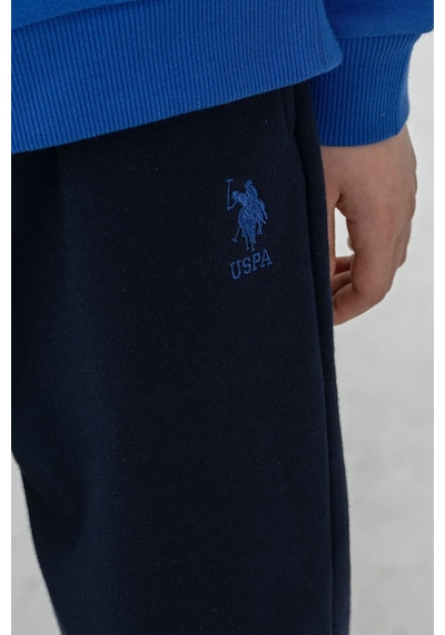 U.S. Polo Assn. Erkek Çocuk Nakışlı Mavi Uzun Kol Eşofman Takımı Us2627-c-v2 Us2627-c-v2