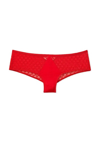 Victoria's Secret The Icon Dantelli Cheeky Külot Kırmızı