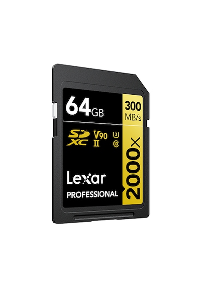 Lexar SDXC 64 GB UHS-II 2000X V90 U3 C10 4K Hafıza Kartı