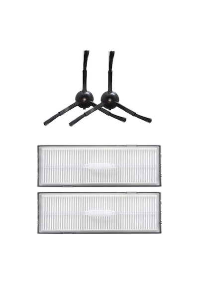 Roborock S8 Serileri ile Uyumlu Yedek  Filtre Ve Yan Fırça - 4 Parça