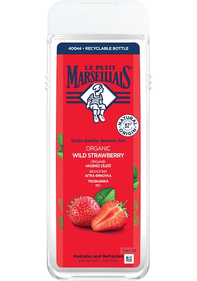Le Petit Marseillais Duş Jeli Akdeniz Çileği 400 Ml 4 Adet Diğer