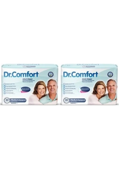 Dr. Comfort Belbantlı Medium Orta Boy Hasta Bezi 60 Adet 2x30 Paket M
