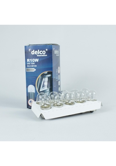 Delco U.s.a 67 R10w Halogen Ampul 24 Volt Ba15s 10 Adet