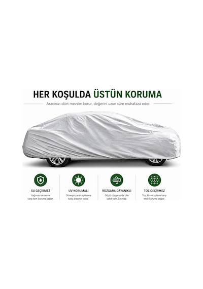 Saab 977 Mevsim Su Geçirmez Araç Brandası Biyeli Dikiş Tokalı Sabitleme Güneş Yağmur Dolu Koruma