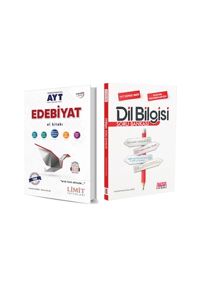 Limit Ayt Edebiyat El Kitabı Ve Ankara Kitap Merkezi Dil Bilgisi Soru Bankası Seti 2 Kitap