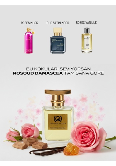Rosoud Damascea Lüks Kadın Erkek Parfüm Extrait Aromatik - Odunsu