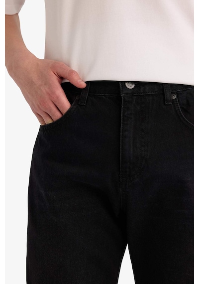Defacto Straight Fit Düz Paça Jean Pantolon G1290ax26spnm40 Siyah-nm40