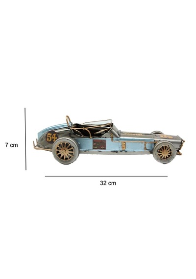 Dekoratif Metal Yarış Arabası C1608 Model