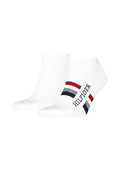 Tommy Hilfiger Tab Sock 2 Pack White Pamuklu Patik Bilek Çorap 2 Li Pkt Beyaz