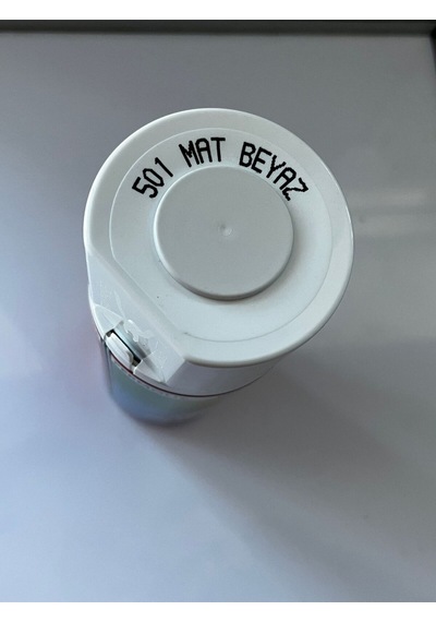 Mat Beyaz 501 Alüminyum-ahşap-plastik-demir-metal-sprey Boyama 400 Ml 501-mat Beyaz