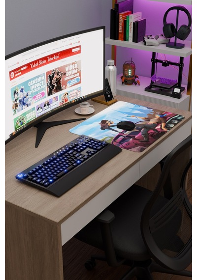Life İs Strange Kaymaz Dikişli Kauçuk Oyuncu Mousepad V1 - 48x40 Xl Gaming Mouse Pad Fare Altlığı